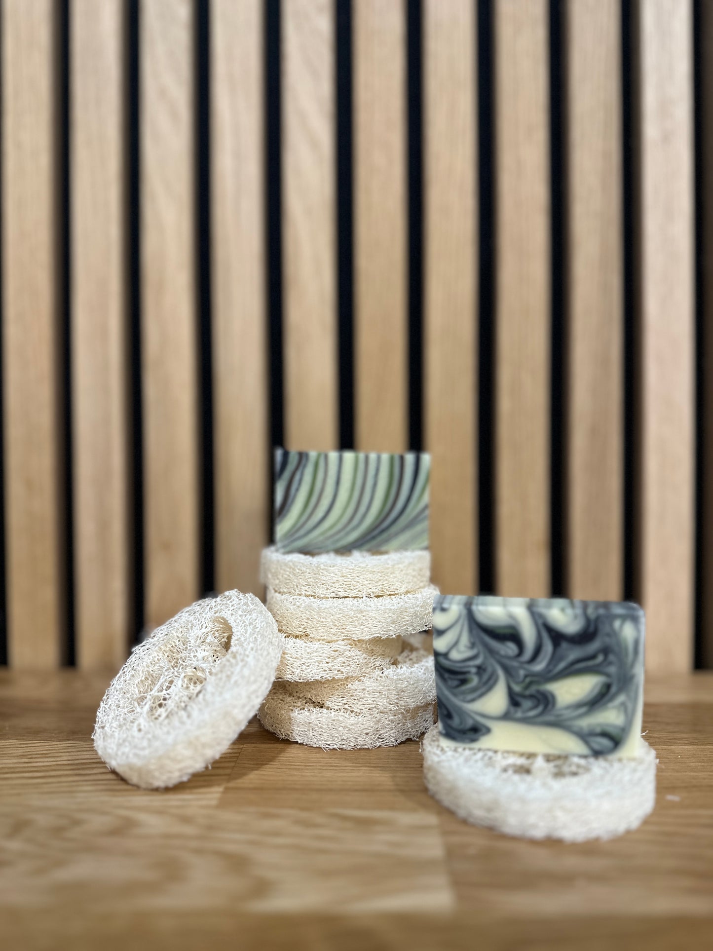 Luffa Gurkenscheiben
